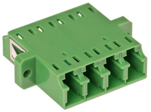 Adapter światłowodowy SM - LC/APC quad