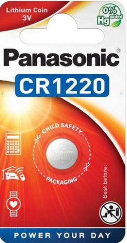 Bateria CR1220 1BL PANASONIC 3V 35mAh (1 szt.)