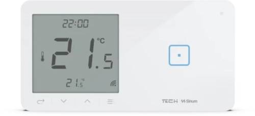 Przewodowy włącznik światła poj. z regulatorem pokojowym biały WSR-01ML Tech Sterowniki