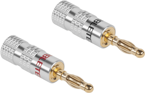 Wtyk głośnikowy banan skręcany HQ audio Cabletech