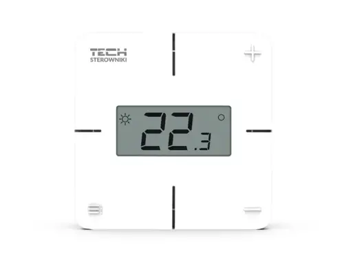 Bezprzewodowy regulator pokojowy mechaniczny biały R-8X Tech Sterowniki