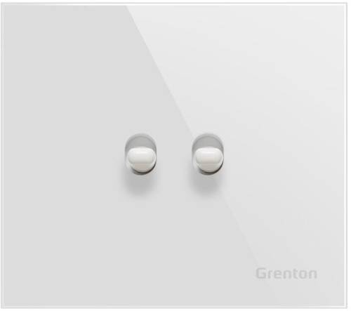 Przycisk podwójny SWITCH biały Grenton