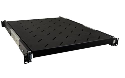 RAPW800 - półka wysuwana 19" 1U z mocowaniem czteropunktowym o głębokości 550mm