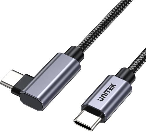 Unitek Kabel USB-C kątowy 90° PD100W 3m