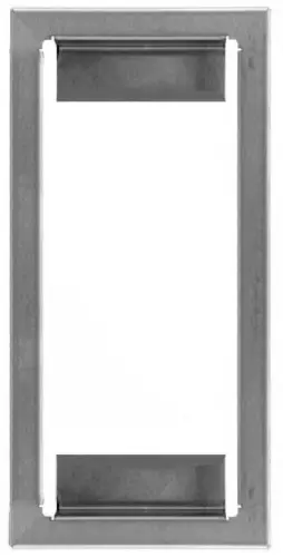 Laskomex RAX-1-1 Obudowa podtynkowa ze stali nierdzew. 1 segmentowa do CD-2600