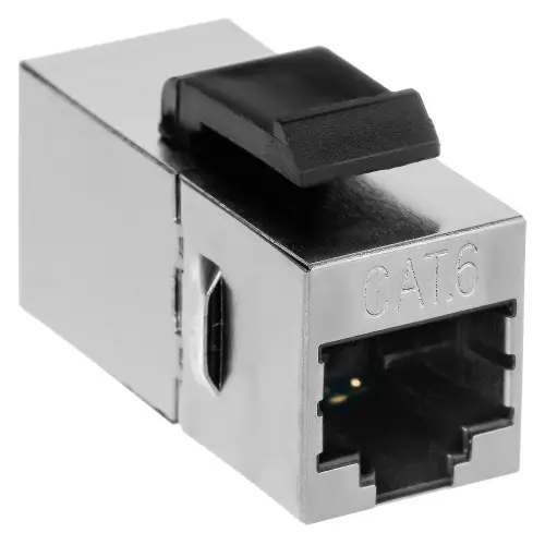 Łącznik keystone RJ45 kat.6a FTP