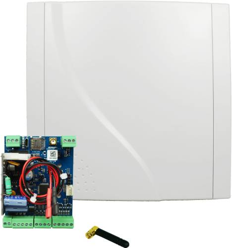 ROPAM Basic4G-PS-SET: Basic4G-PS/AT-GSM-MINI90/O-R3P/PS-3024/ zestaw, moduł LTE w obudowie  natynkowej z zasilaczem AC/DC i anteną GSM/LTE