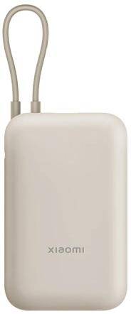 Powerbank Xiaomi 10000mAh z Wbudowanym Kablem USB-C Tan