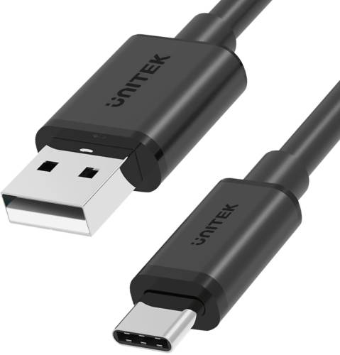 Unitek przewód USB-A - USB-C krótki 25cm Y-C480BK