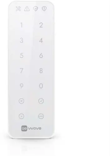 BE WAVE Bezprzewodowa klawiatura dotykowa (czarna typ urządzenia AKP-200-B) Smart Keypad B (AKP-200-B)