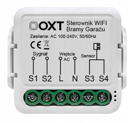 Moduł OXT do bramy garażu Wi-Fi Tuya (T210GL) bez sensora