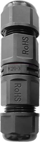 Konektor Mufa kablowa prosta z szybkozłączką IP68, 3x4mm2, 400V/20A OR-AE-13620