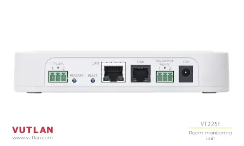 VT225t Room monitoring unit — Niedrogi System Monitoringu Środowiskowego dla Biur