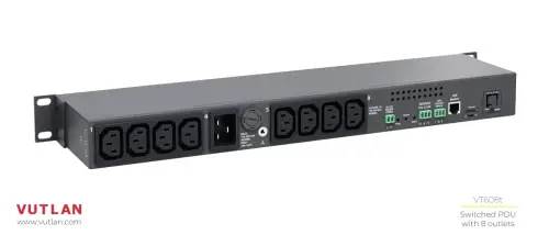 VT608G Switched gigabit PDU — Zarządzalna Listwa Zasilająca z 8 Gniazdami