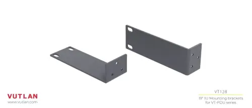 VT128 19" 1HU Mounting Brackets — Uchwyty Montażowe do Listew PDU
