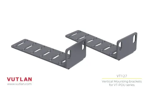 VT127 Vertical Mounting Brackets — Pionowe Uchwyty Ścienne dla Listew PDU