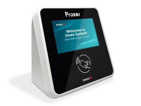 Proxer 13,56 MHz (HF) / iClass Seos / Mifare / ICODE — Kolorowy Czytnik RFID z Wyświetlaczem LCD