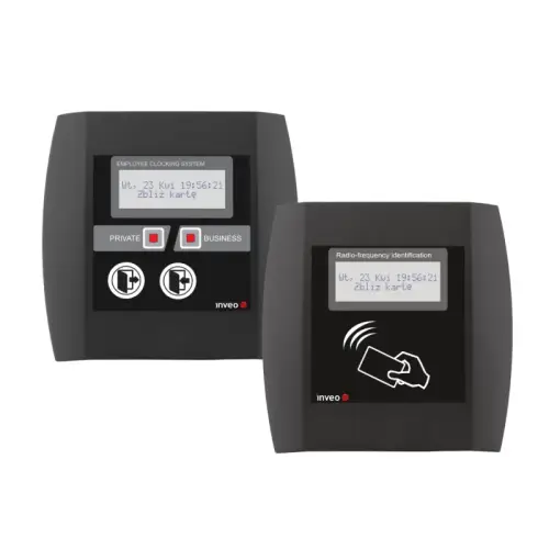 Rejestrator Czasu Pracy - RCP — Czytnik RFID z Wyświetlaczem LCD do Rejestracji Czasu Pracy