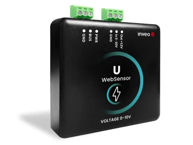 WebSensor U — przewód RJ12 (płaski), 5 m — Czujnik do Pomiaru Napięcia 0-10V