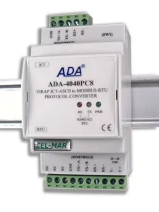 ADA-4040PC8 Konwerter VIRAP JCT-ASCII na MODBUS-RTU (RS485/RS422)
