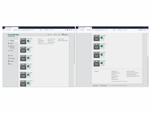 PowerPDU 8QS — Listwa zasilająca 8x IEC-320 C13 do szafy rack 19" ze zdalnym sterowaniem