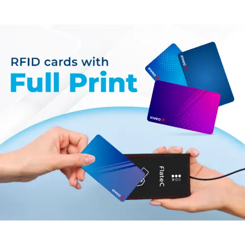 Karta zbliżeniowa RFID z nadrukiem — Personalizowana Karta Full Print