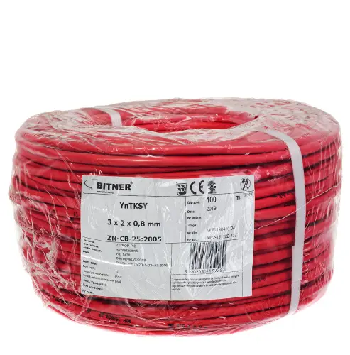 Przewód YnTKSY 3x 2x 0,8 mm (100 m)