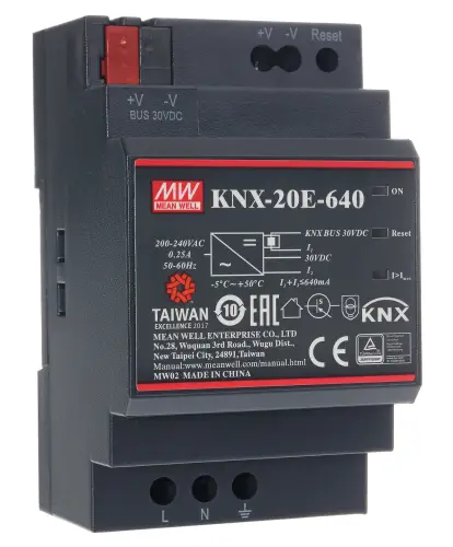 KNX-20E-640 - zasilacz magistrali DIN