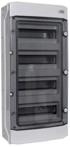 PLASTIKOWA OBUDOWA INSTALACYJNA Natynkowa IP65 4X12 modułów. PHS 48T NOARK 110814