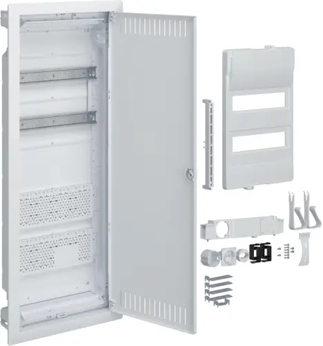 Rozdzielnica hybrydowa podtynkowa, 2 x12modułów, HAGER Volta VU602PLH