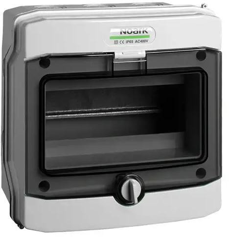 PLASTIKOWA OBUDOWA INSTALACYJNA Natynkowa IP65 1X8 modułów. PHS 8T NOARK 101493