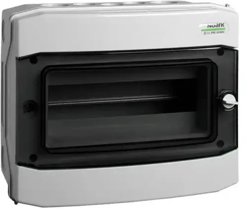 PLASTIKOWA OBUDOWA INSTALACYJNA Natynkowa IP65 1X12 modułów. PHS 12T NOARK 101494