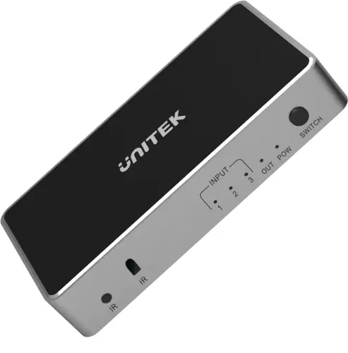 Unitek Przełącznik sygnału HDMI 1.4b 3 IN-1 OUT 4K