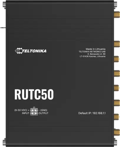 Teltonika RUTC50 router przemysłowy 5G (RUTC50200000)