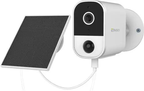 ENGO Controls ECAM-SOLAR- Smart Kamera Wi-Fi z baterią  i panelem solarnym, 4MP