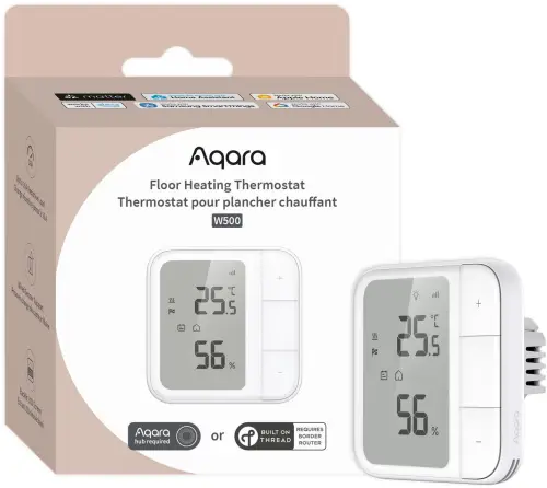 Aqara Floor Heating Thermostat W500 Termostat do ogrzewania podłogowego  UT-A01D