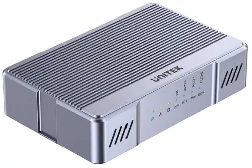 Unitek obudowa 2x M.2 20 Gb/s  RAID0, RAID1 + klonowanie