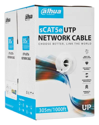 PFM920I-5EUN-white - kabel LAN U/UTP kat.5e Dahua (305 m)