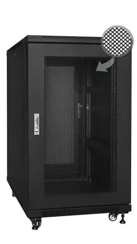 S6115DPII/W - szafa Rack 19'' - 600x1000x15U