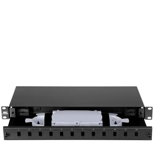 SBF12SCSXWR/B - przełącznica światłowodowa 19" 1U 12xSC simplex
