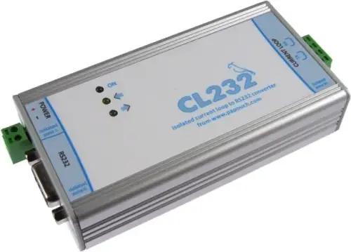 CL232 - konwerter RS232 na pętlę prądową