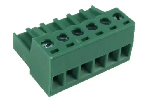 Zapasowa listwa wtykowa 6x - 3,81 mm