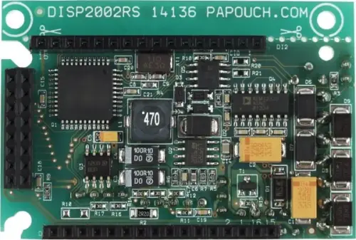 DISP2002RS - interfejs do wyświetlacza LCD 2x20 znaków (sama elektronika, bez wyświetlacza)