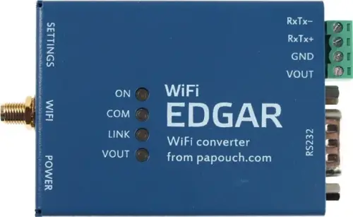 EDGAR WiFi - konwerter WiFi na RS232 lub RS485