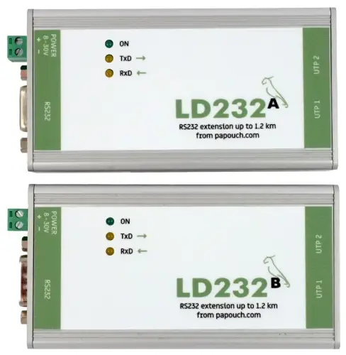 LD232 - zestaw do przedłużenia linii szeregowej RS232