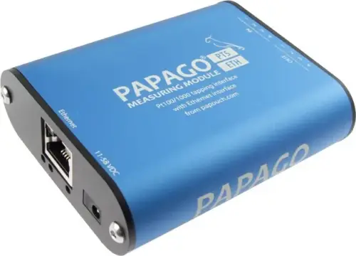 PAPAGO PTS ETH - pomiar jednego Pt100/Pt1000 w systemie zewnętrznym