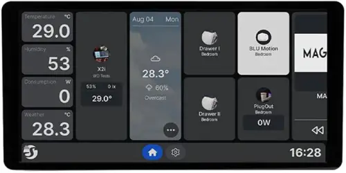 Shelly Wall Display X2i Black