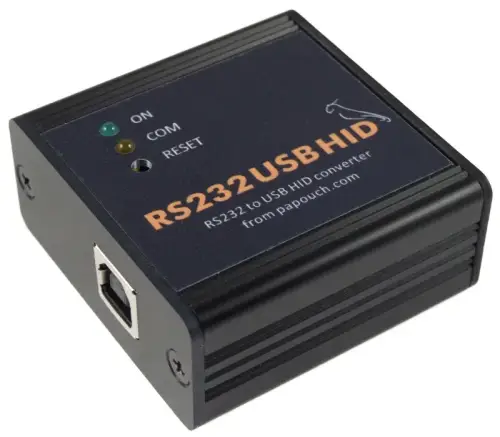 RS232_USBHID - konwerter RS232 na USB HID, emulator klawiatury USB