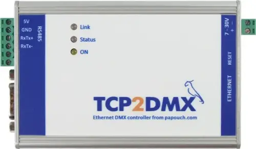 TCP2DMX - konwerter Modbus TCP na DMX512