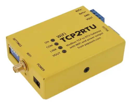 TCP2RTU_WiFi_EU - konwerter WiFi Modbus TCP na RTU/ASCII